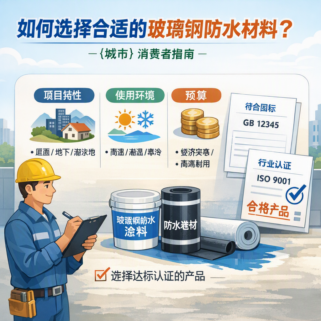 如何判定玻璃钢防水材料的合格标准? 镇江 消费者指南