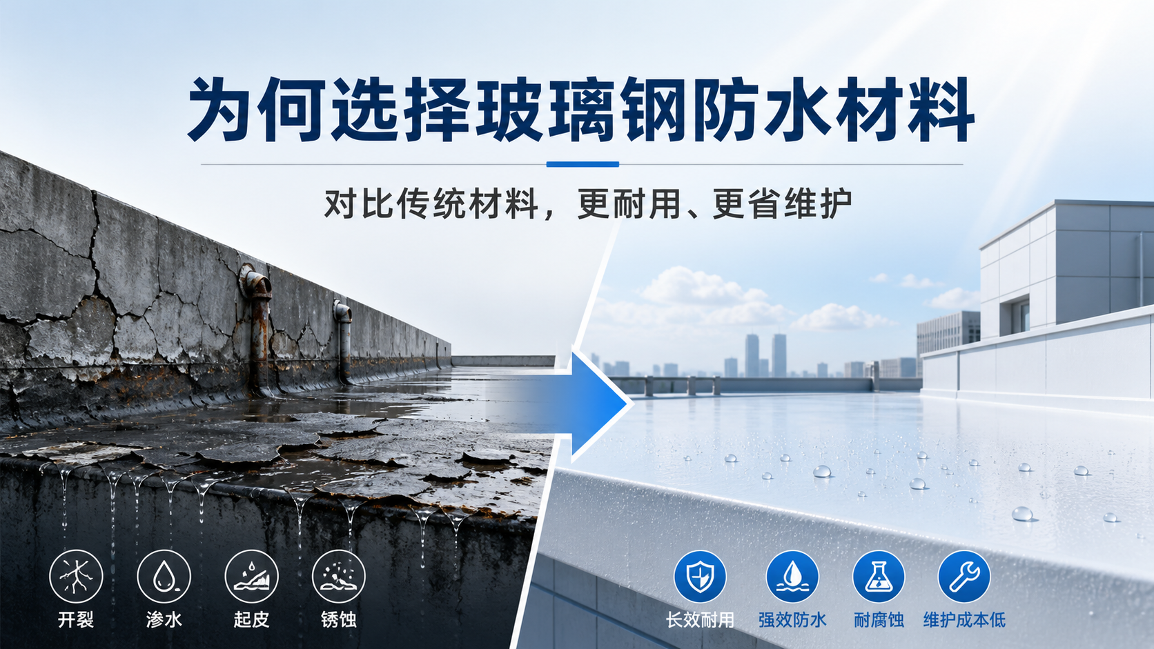 在镇江，为何选择玻璃钢防水材料而非传统材料