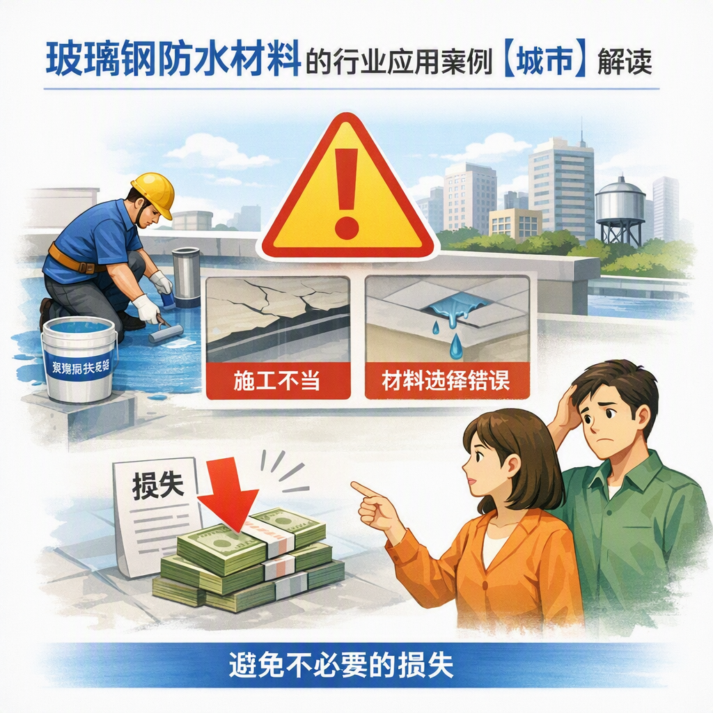 玻璃钢防水材料的行业应用案例,镇江解读