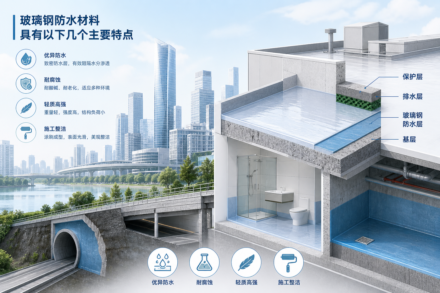 2023年玻璃钢防水材料市场趋势分析,关注 镇江 发展